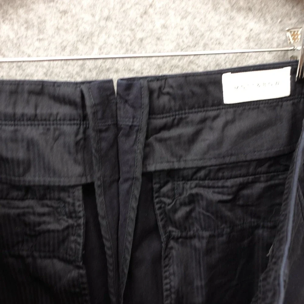 Mott Bow Pants Mens 36 Navy‎ Blue Charles Slim Stretch Chinos Work Preppy 37x31